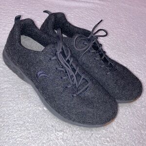 Therafit charcoal grey wool runners size 10 mens